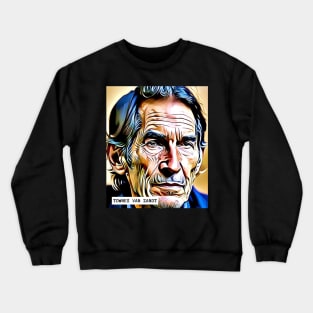 Townes Van Zandt Portrait Crewneck Sweatshirt